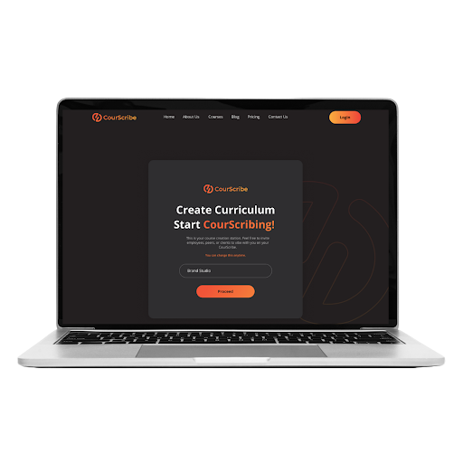CourScribe Dashboard Preview